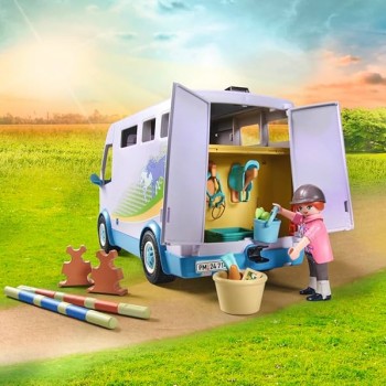Playmobil 71493 - Mobile Horse Riding School - Horses of Waterfall 
