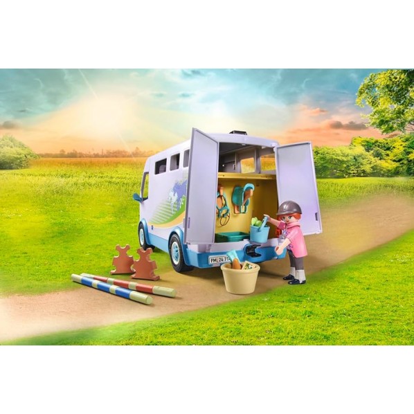 Playmobil 71493 - Mobile Horse Riding School - Horses of Waterfall 