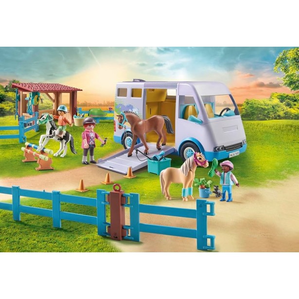 Playmobil 71493 - Mobile Horse Riding School - Horses of Waterfall 