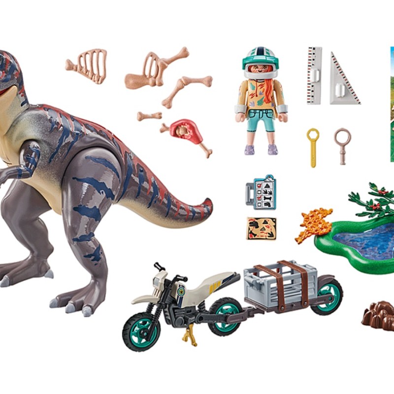 Playmobil 71524 - T-Rex Trace Path Investigation - DINOS