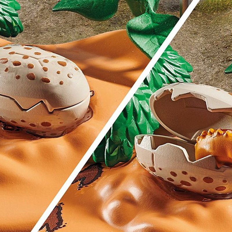 Playmobil 71526 - Stegasaurus Nest with Egg Theif - Dinos