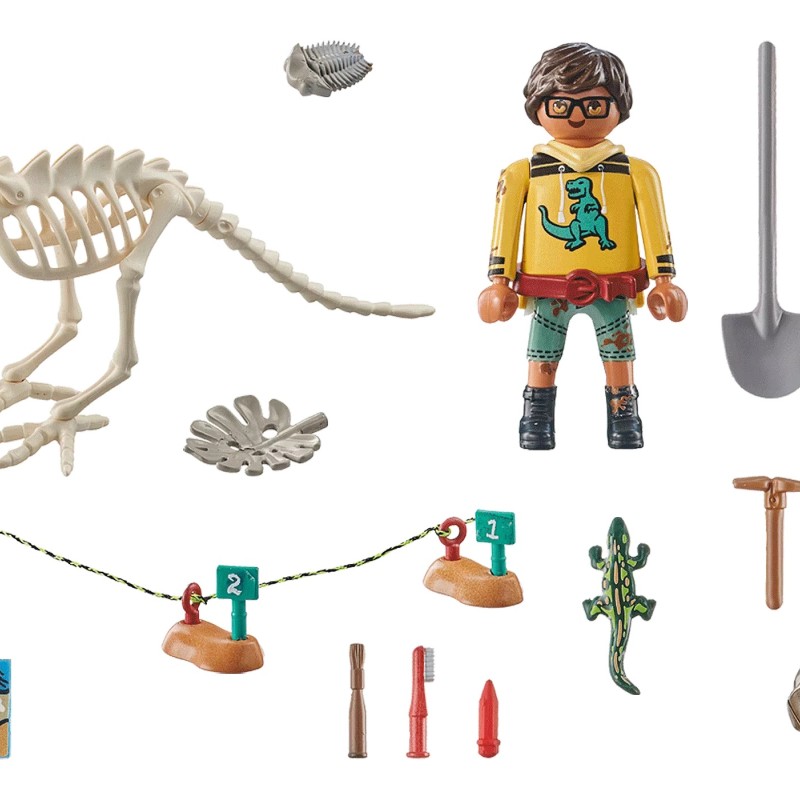 Playmobil 71527 - Archeological Dig with Dinosaur Skeleton - Dinos