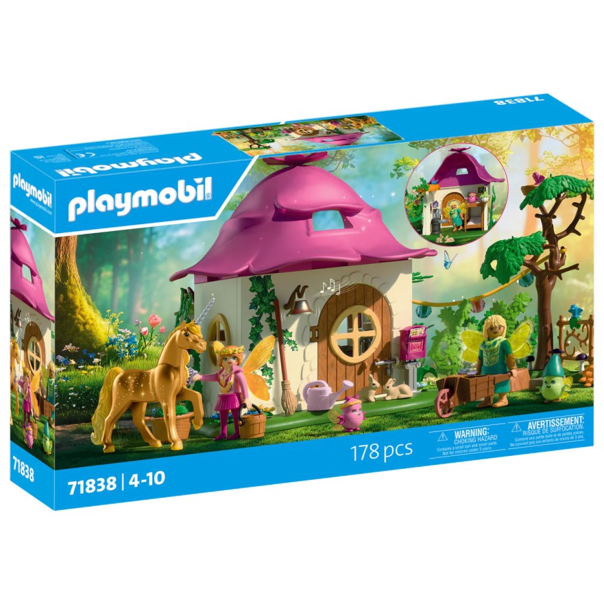 Playmobil 71838 - Fairy Home with Golden Unicorn - Faries