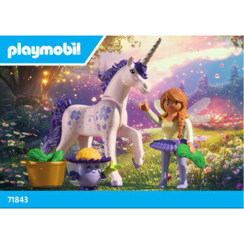 Playmobil 71843 - Collectable Unicorn Lucky Lavende - Fairies 