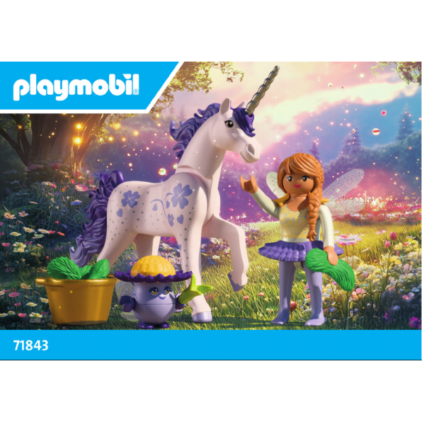 Playmobil 71843 - Collectable Unicorn Lucky Lavende - Fairies 