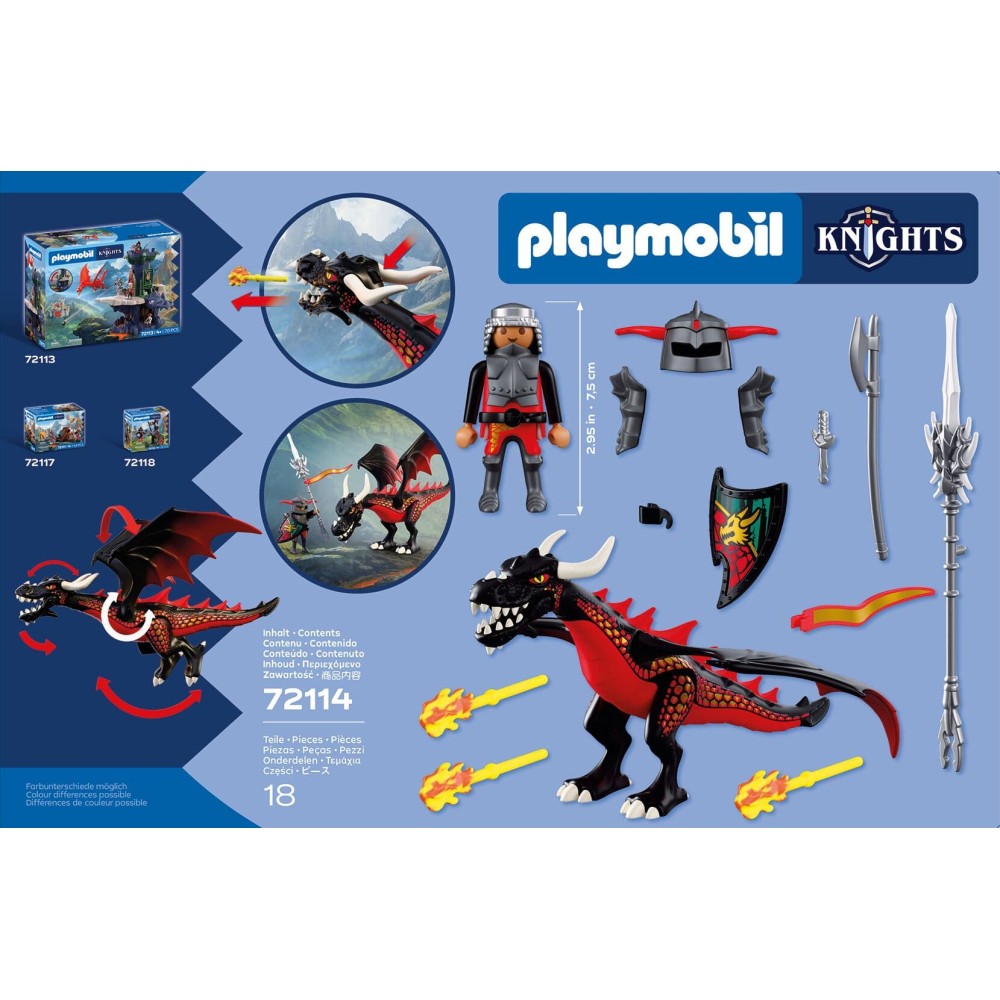 Playmobil 72114 - Black Dragon - Knights New 2026