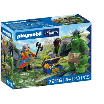 Playmobil 72116 - Troll with Lion Knights Treasure - Knights New 2026