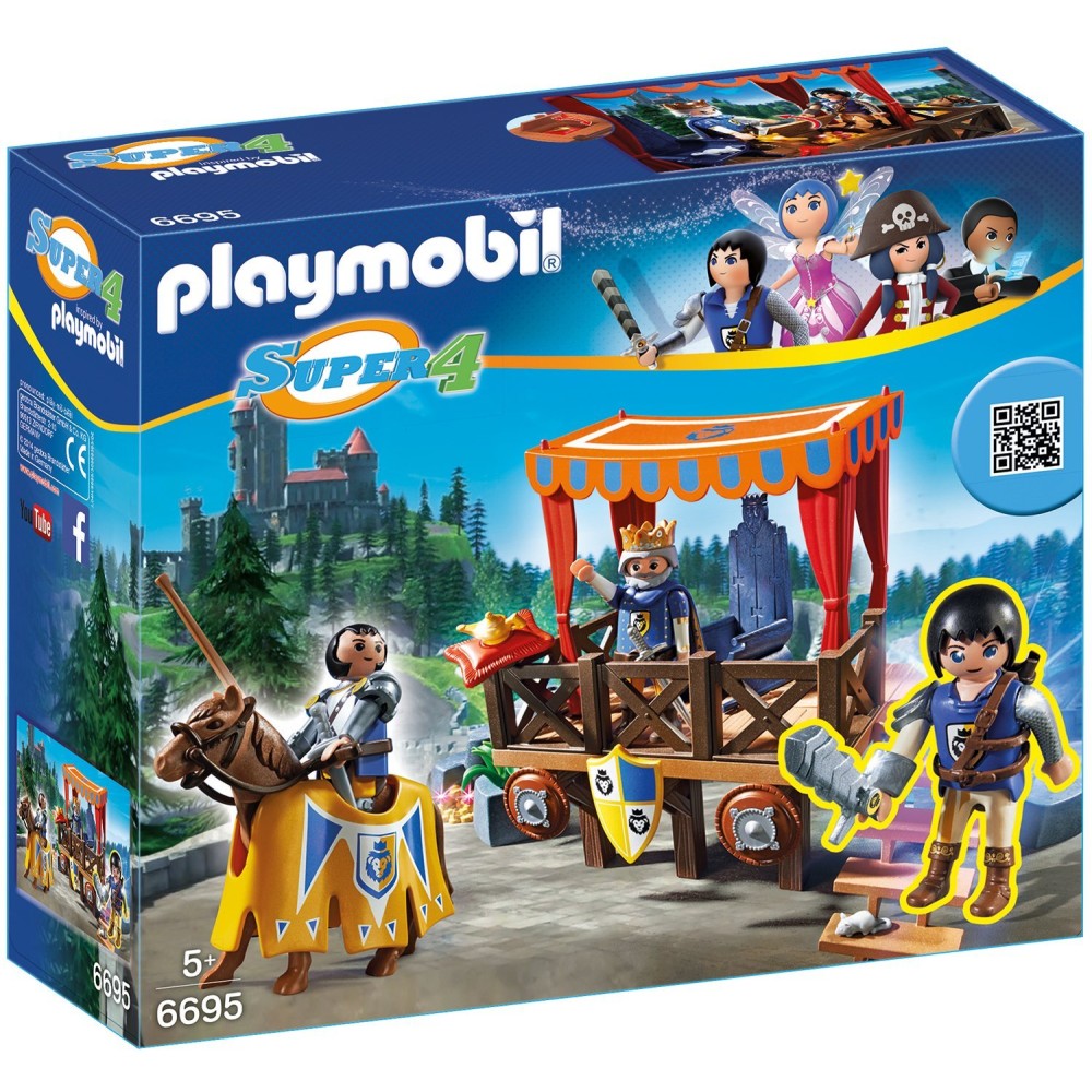 Playmobil 6695 Super 4 Royal Tribune with Alex