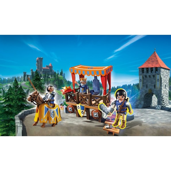 Playmobil 6695 Super 4 Royal Tribune with Alex