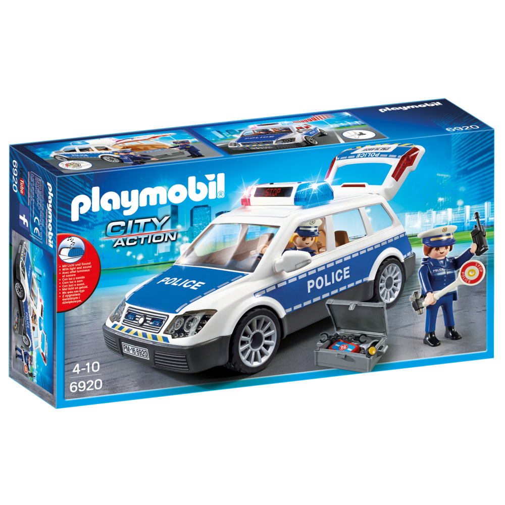 Playmobil 6920 – Police Car with Lights and Sound - City Action