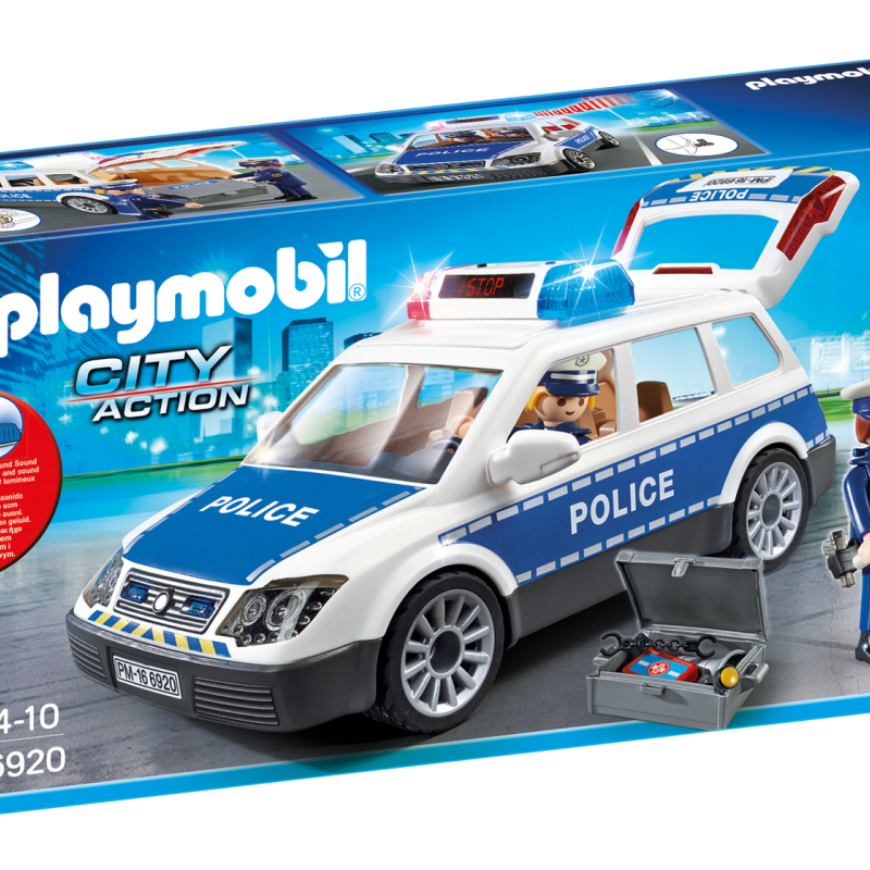 Playmobil 6920 – Police Car with Lights and Sound - City Action