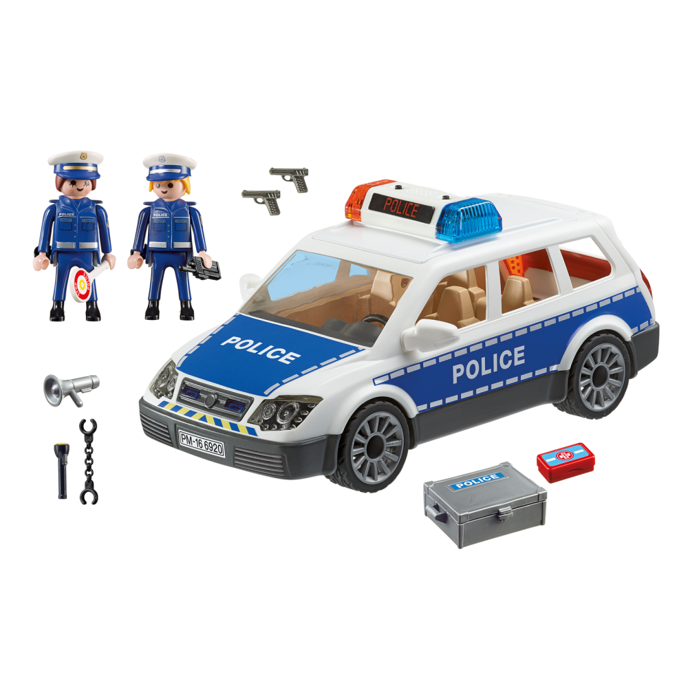 Playmobil 6920 – Police Car with Lights and Sound - City Action