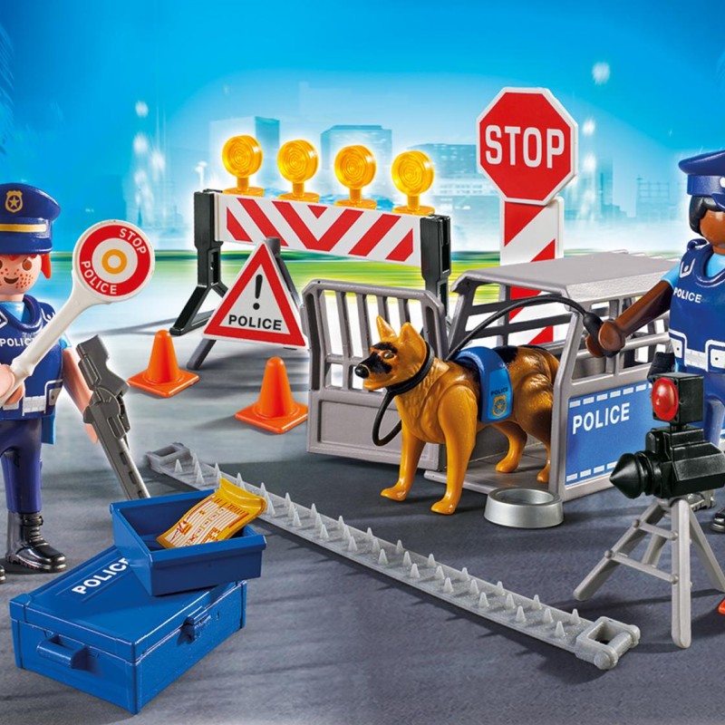 Playmobil 6924 - Police Roadblock - City Action