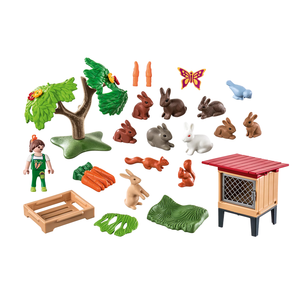 Playmobil 71252 - Rabbit Enclosure - Country