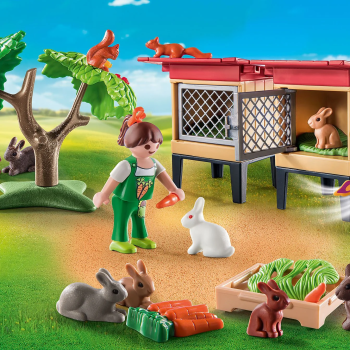 Playmobil 71252 - Rabbit Enclosure - Country