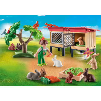 Playmobil 71252 - Rabbit Enclosure - Country