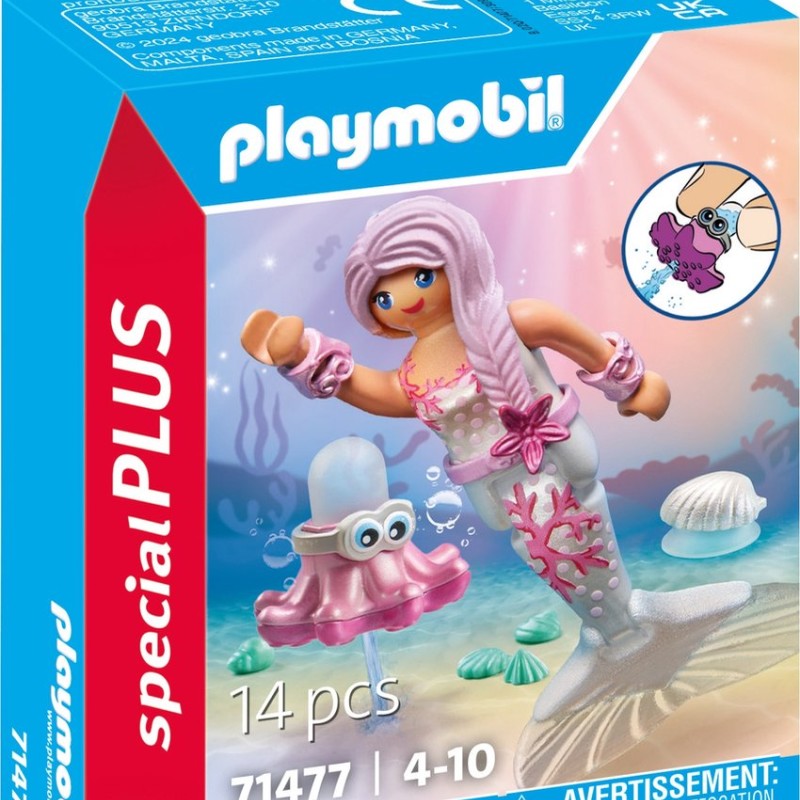 Playmobil 71477 - Mermaid with Water Spray Octopus - Special Plus