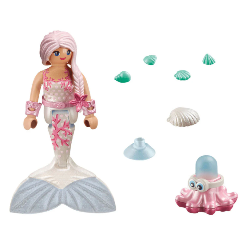 Playmobil 71477 - Mermaid with Water Spray Octopus - Special Plus