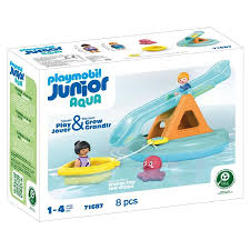 Playmobil 71687 - Water Seesaw and Boat - Playmobil Junior Aqua