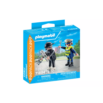 Playmobil 71804 - Policeman and Burglar Duo Pack 