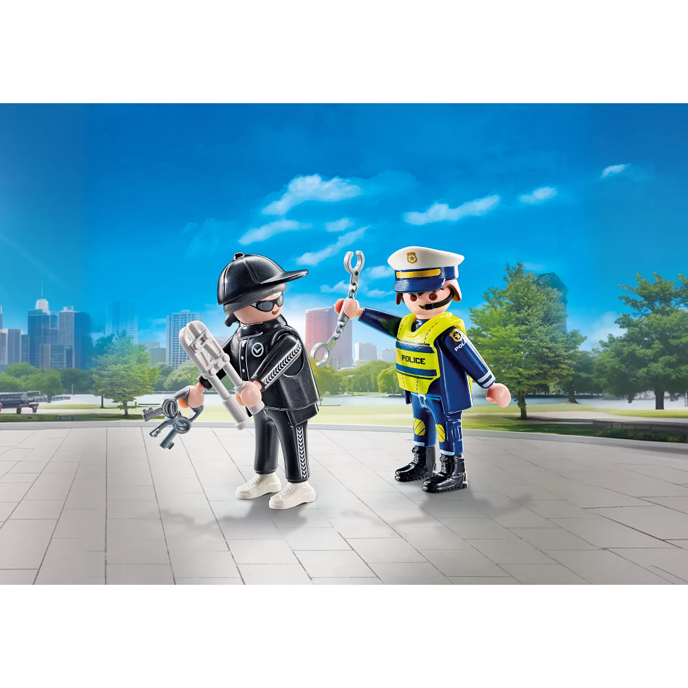 Playmobil 71804 - Policeman and Burglar Duo Pack 