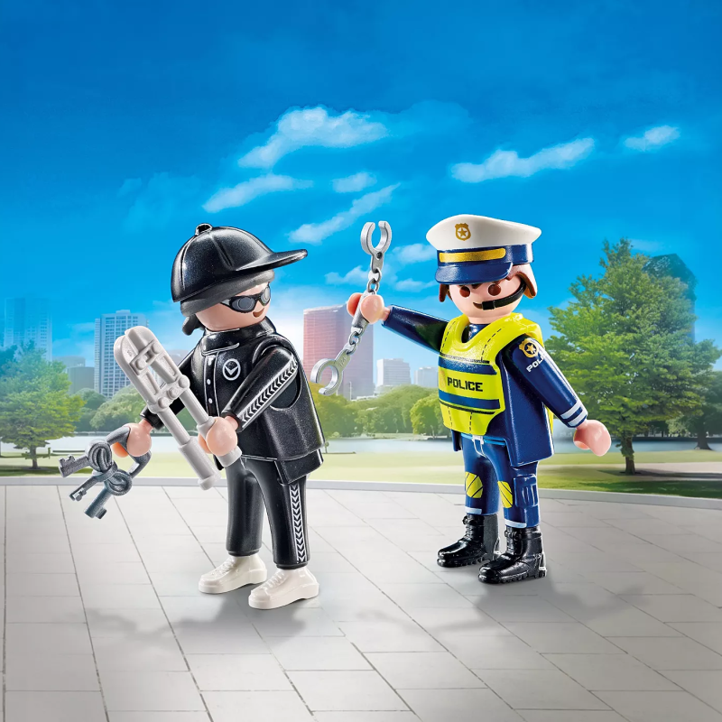 Playmobil 71804 - Policeman and Burglar Duo Pack 