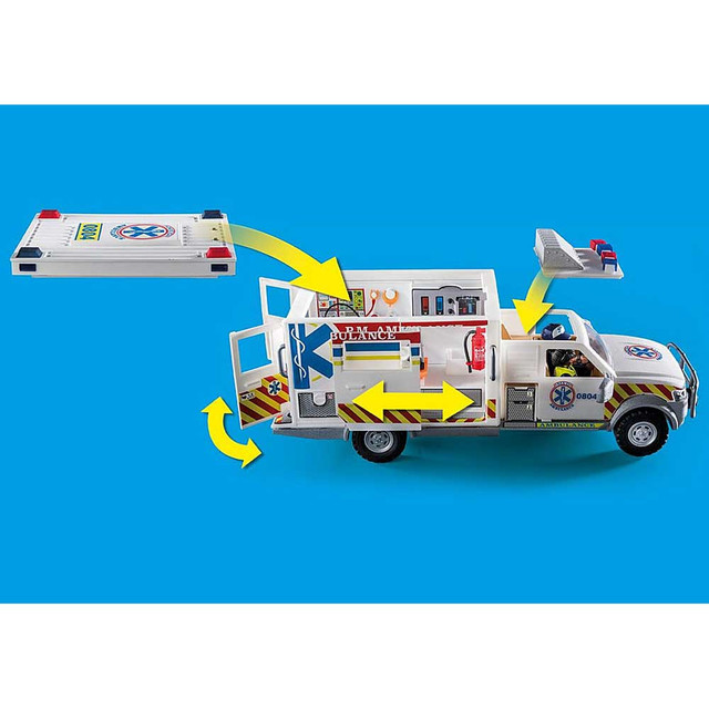 Playmobil 70936 - Rescue Ambulance with Lights and Sound - City Life
