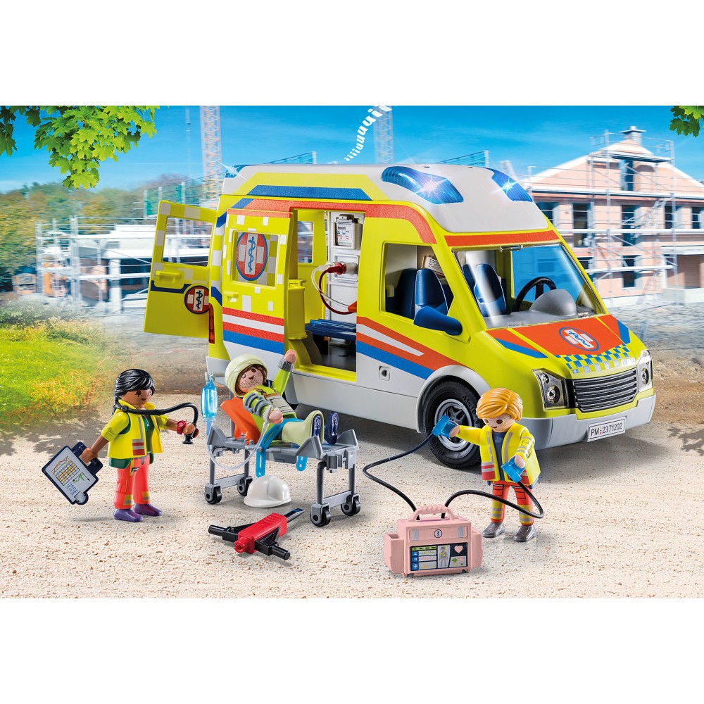 Playmobil 71202 - Ambulance with Lights and Sound - City Life