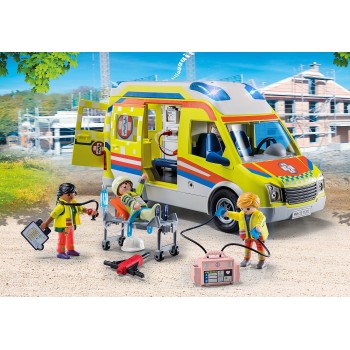Playmobil 71202 - Ambulance with Lights and Sound - City Life
