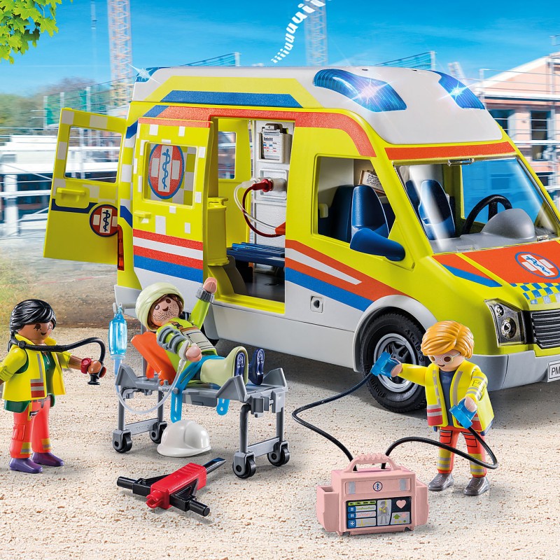 Playmobil 71202 - Ambulance with Lights and Sound - City Life