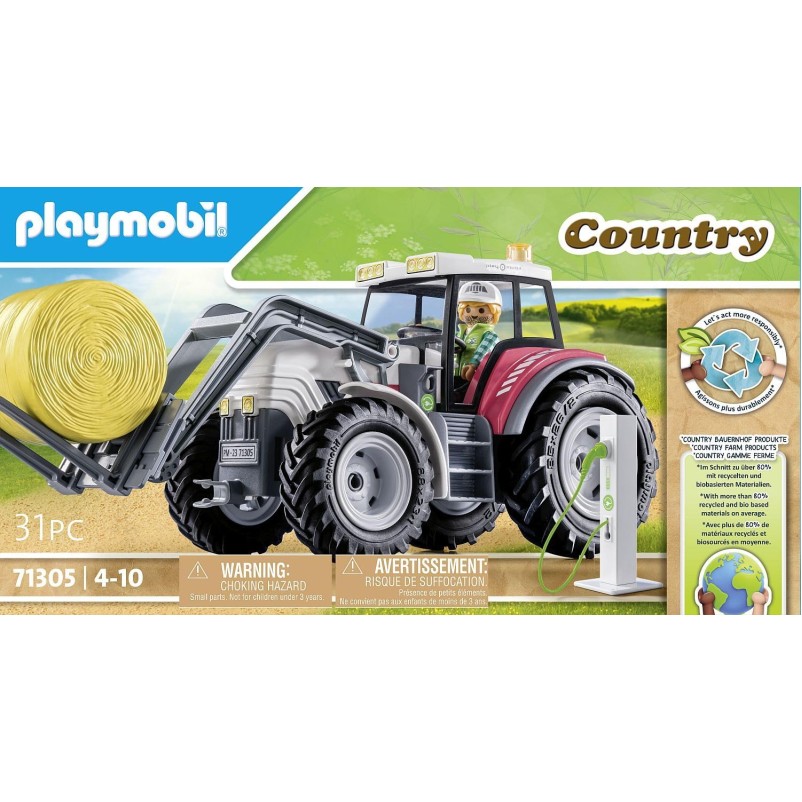 Playmobil 71305 - Large Tractor with Accessories
