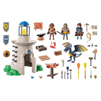 Playmobil 71483 - Knight's Tower with Smith and Dragon - Novelmore 