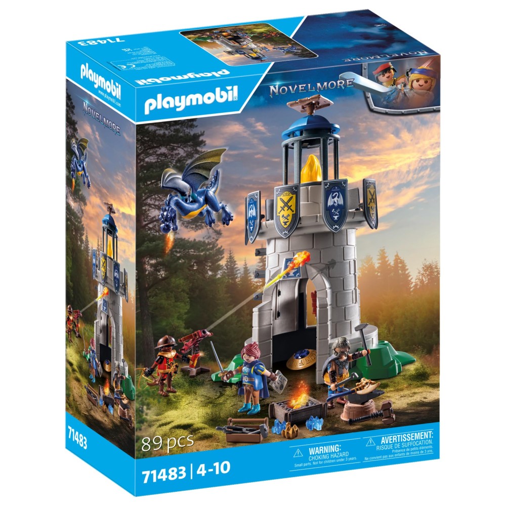Playmobil 71483 - Knight's Tower with Smith and Dragon - Novelmore 