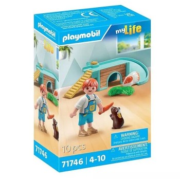 Playmobil 71746 - Guinea Pig House - My Life 