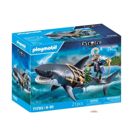 Playmobil 71793 - Giant Shark with Pirate - Pirates