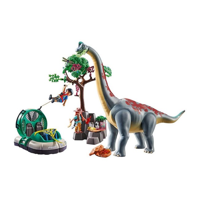 Playmobil 71819 - Brachiosaurus with Hovercraft - Dinos