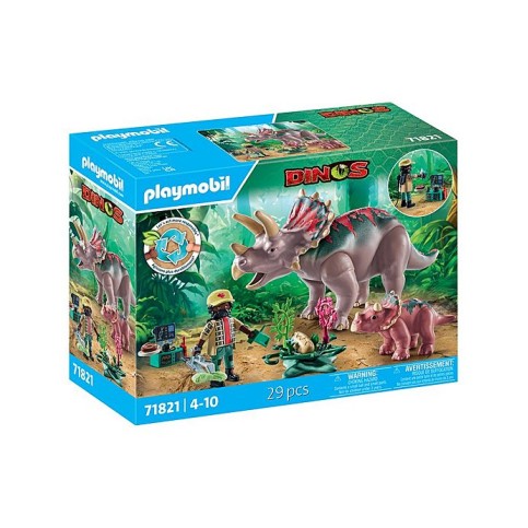Playmobil 71821 - Triceratops Family - Dinos