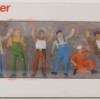 Preiser 68202 - Set of 6 Various Truckers Standing Figurines 1:50