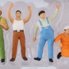Preiser 68202 - Set of 6 Various Truckers Standing Figurines 1:50