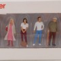 Preiser 68203 - Set of 6 Various Passers By Standing Figurines 1:50
