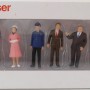 Preiser 68208 - Set of 6 Various Pedestrians Standing Figurines 1:50