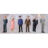 Preiser 68208 - Set of 6 Various Pedestrians Standing Figurines 1:50