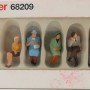 Preiser 68209 - Set of 6 Various Seated Persons Figurines 1:50
