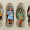 Preiser 68209 - Set of 6 Various Seated Persons Figurines 1:50