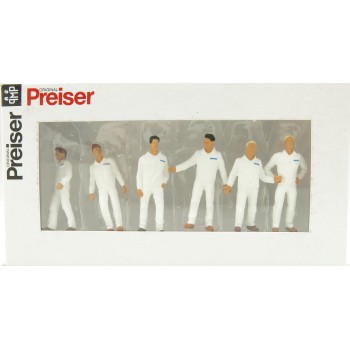 Preiser 68212 Various Mechanics Construction Industrial Mining White 1:50 