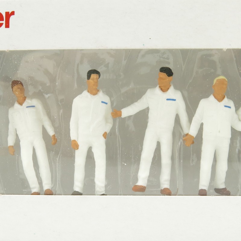 Preiser 68212 Various Mechanics Construction Industrial Mining White 1:50 