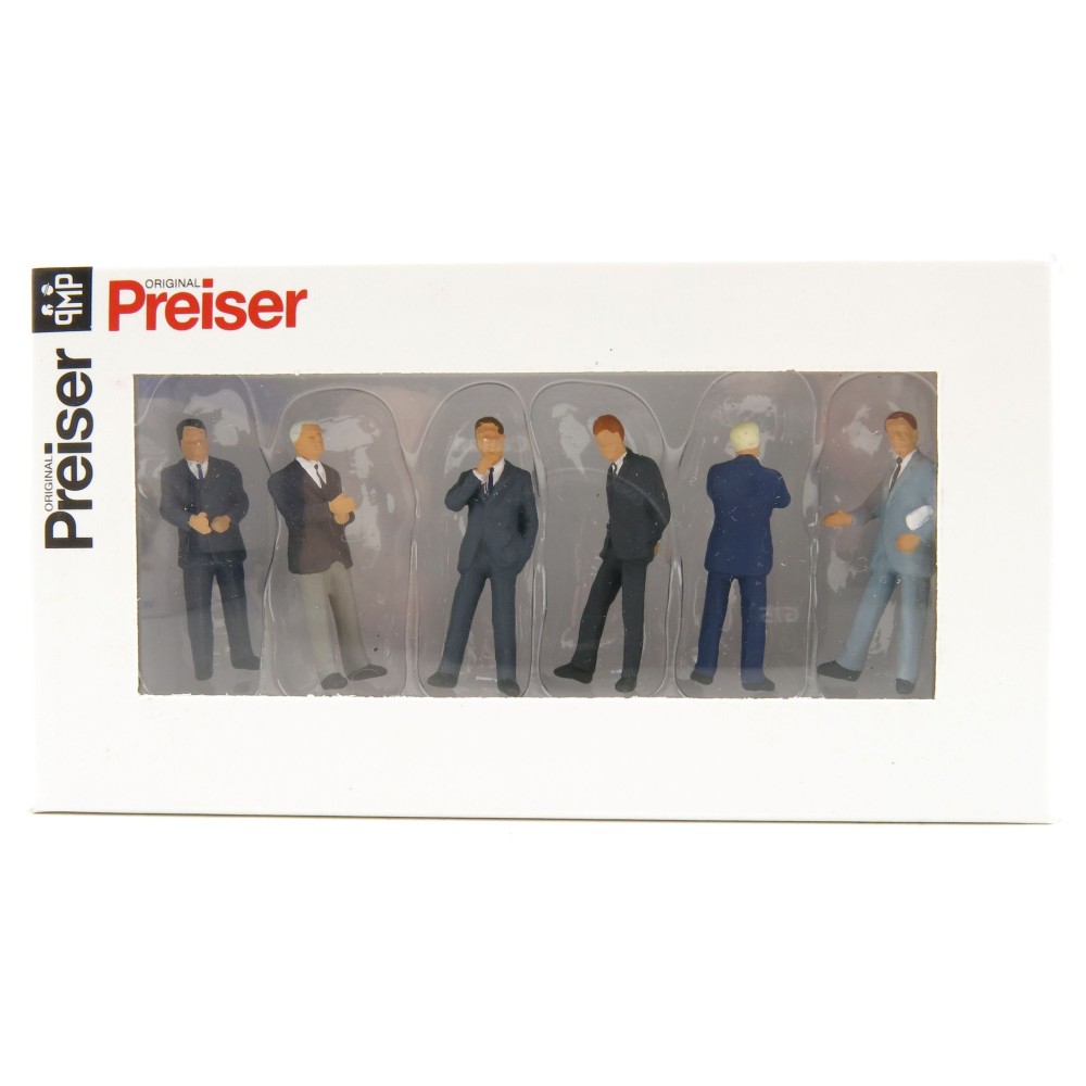 Preiser 68213 Set of 6 Business Figurines Scale 1:50 