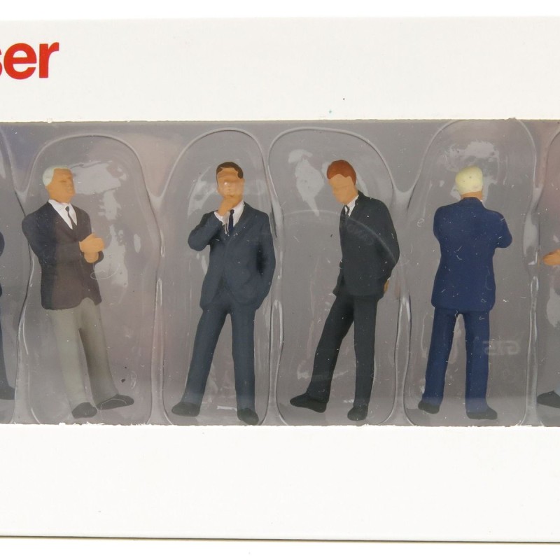 Preiser 68213 Set of 6 Business Figurines Scale 1:50 