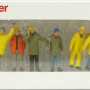 Preiser 68214 Various Construction Industrial Workers Mining - Scale 1:50 