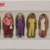 Preiser 68215 Set of 6 Standing Ladies Figurines Scale 1:50